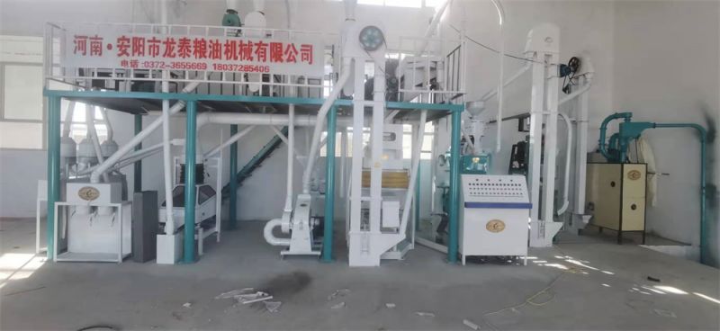 10噸玉米糁、粉聯産生産線 日産